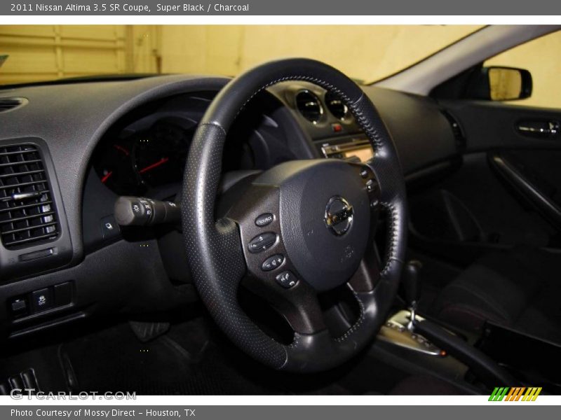 Super Black / Charcoal 2011 Nissan Altima 3.5 SR Coupe