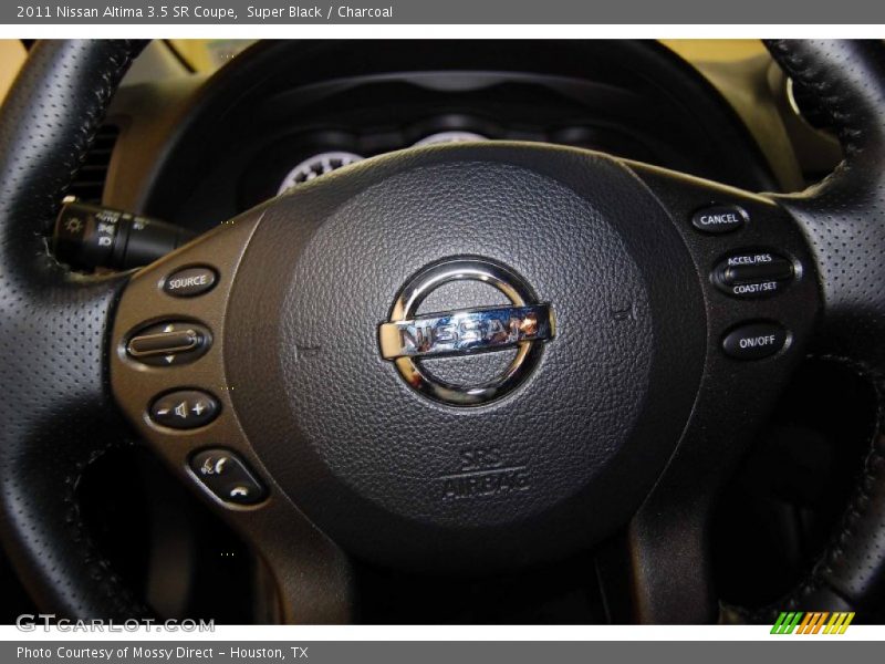 Super Black / Charcoal 2011 Nissan Altima 3.5 SR Coupe