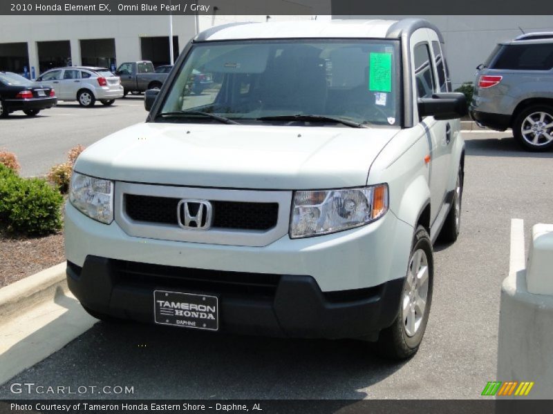 Omni Blue Pearl / Gray 2010 Honda Element EX