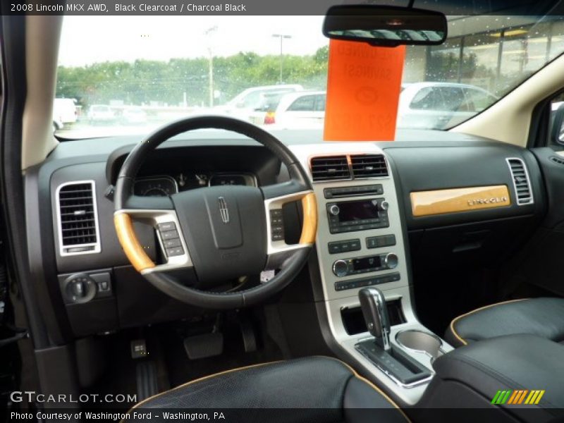 Black Clearcoat / Charcoal Black 2008 Lincoln MKX AWD