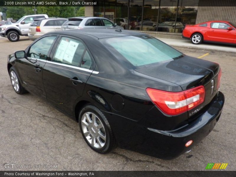 Black / Dark Charcoal 2008 Lincoln MKZ AWD Sedan