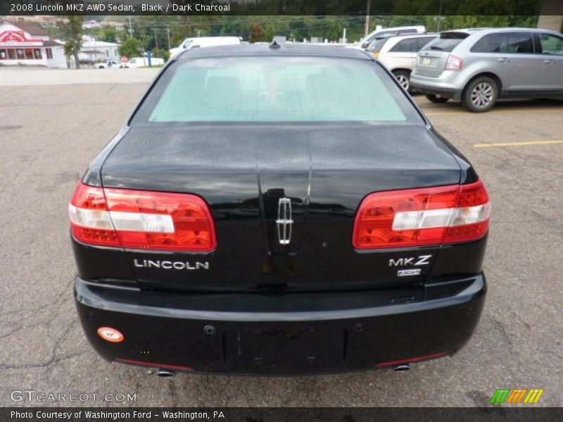 Black / Dark Charcoal 2008 Lincoln MKZ AWD Sedan