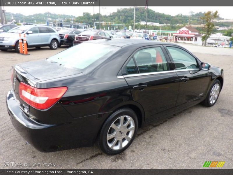 Black / Dark Charcoal 2008 Lincoln MKZ AWD Sedan