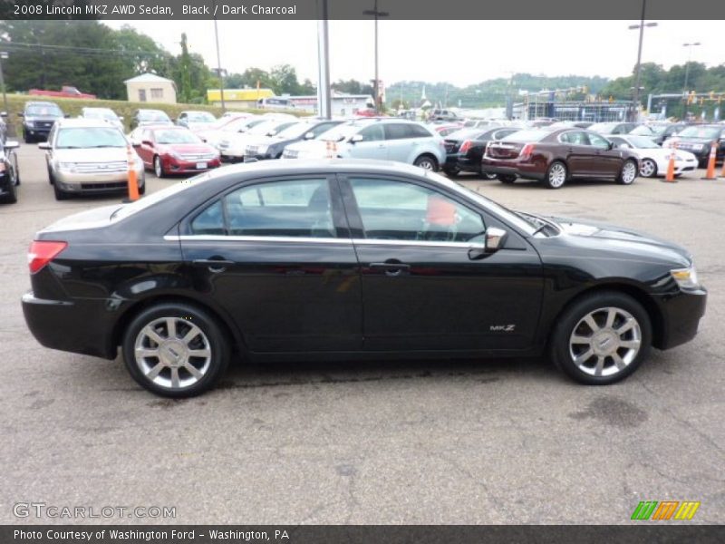 Black / Dark Charcoal 2008 Lincoln MKZ AWD Sedan