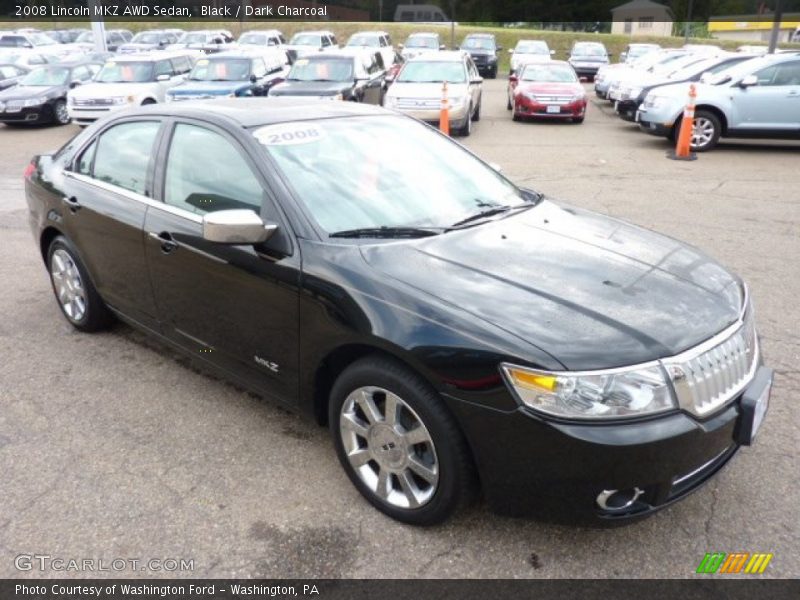 Black / Dark Charcoal 2008 Lincoln MKZ AWD Sedan