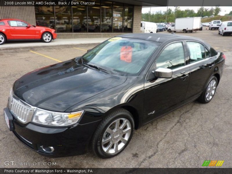 Black / Dark Charcoal 2008 Lincoln MKZ AWD Sedan