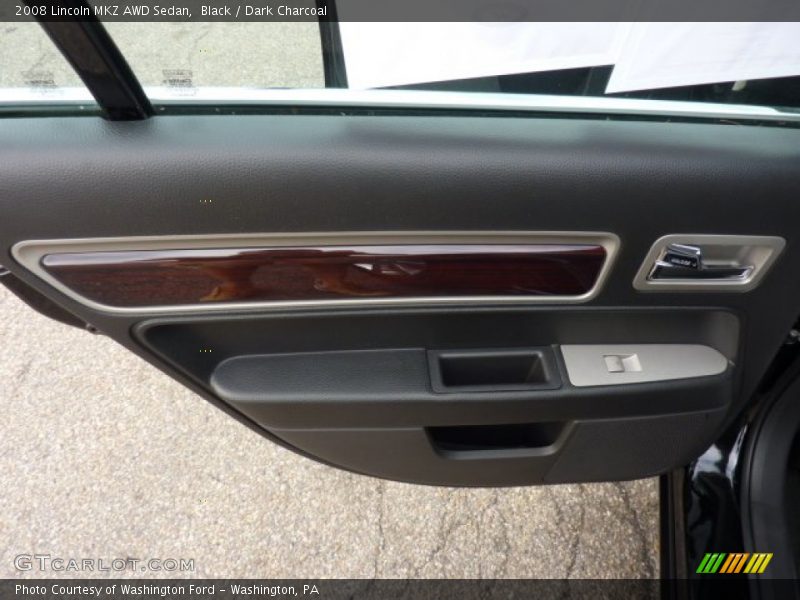 Black / Dark Charcoal 2008 Lincoln MKZ AWD Sedan