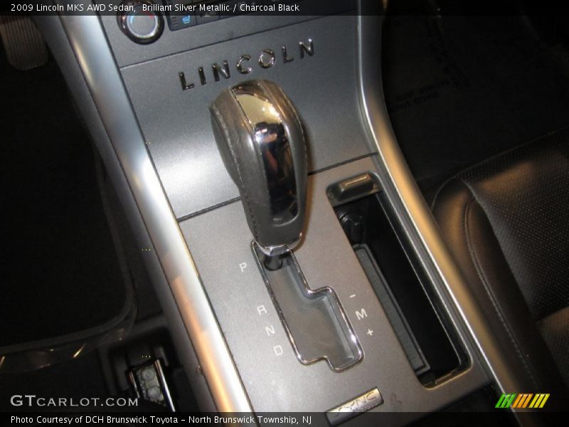 Brilliant Silver Metallic / Charcoal Black 2009 Lincoln MKS AWD Sedan