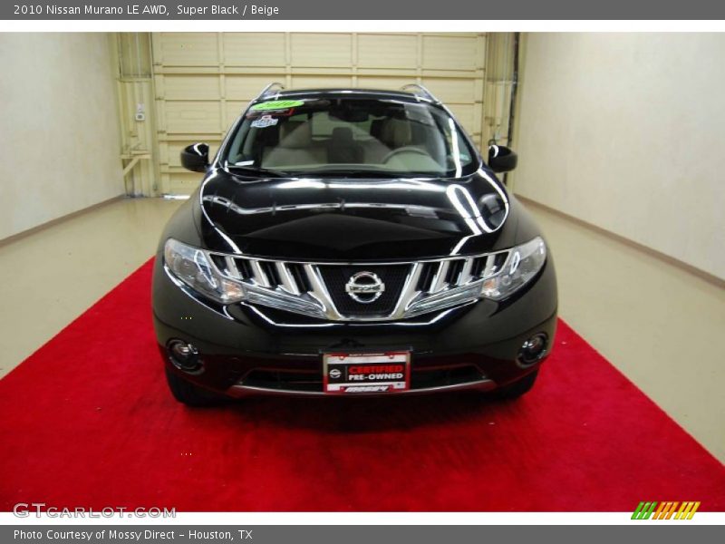 Super Black / Beige 2010 Nissan Murano LE AWD