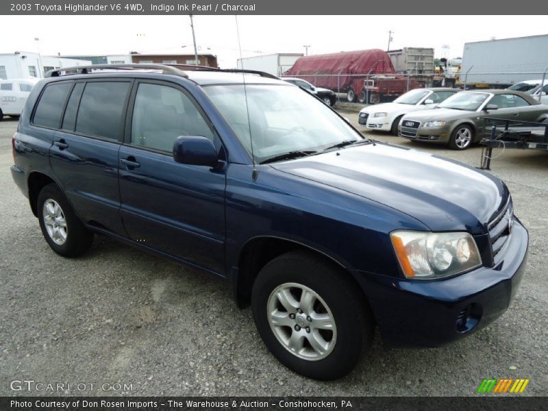 Indigo Ink Pearl / Charcoal 2003 Toyota Highlander V6 4WD