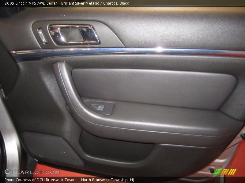 Brilliant Silver Metallic / Charcoal Black 2009 Lincoln MKS AWD Sedan