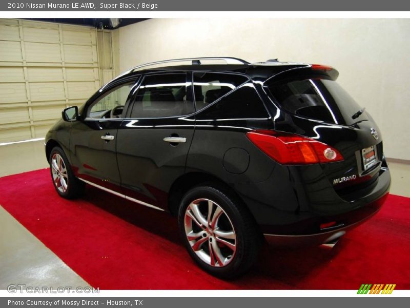 Super Black / Beige 2010 Nissan Murano LE AWD