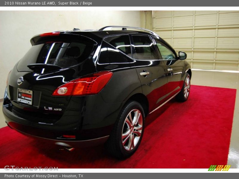 Super Black / Beige 2010 Nissan Murano LE AWD