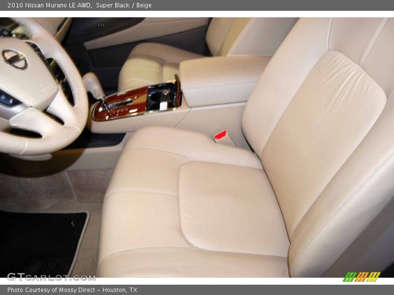 Super Black / Beige 2010 Nissan Murano LE AWD