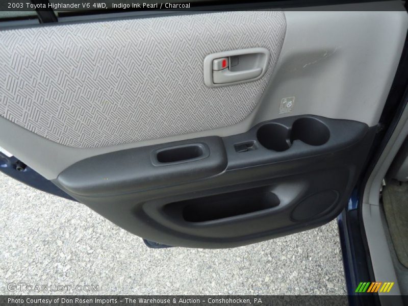 Indigo Ink Pearl / Charcoal 2003 Toyota Highlander V6 4WD