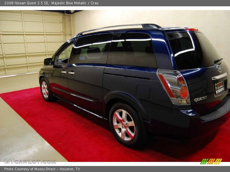 Majestic Blue Metallic / Gray 2008 Nissan Quest 3.5 SE