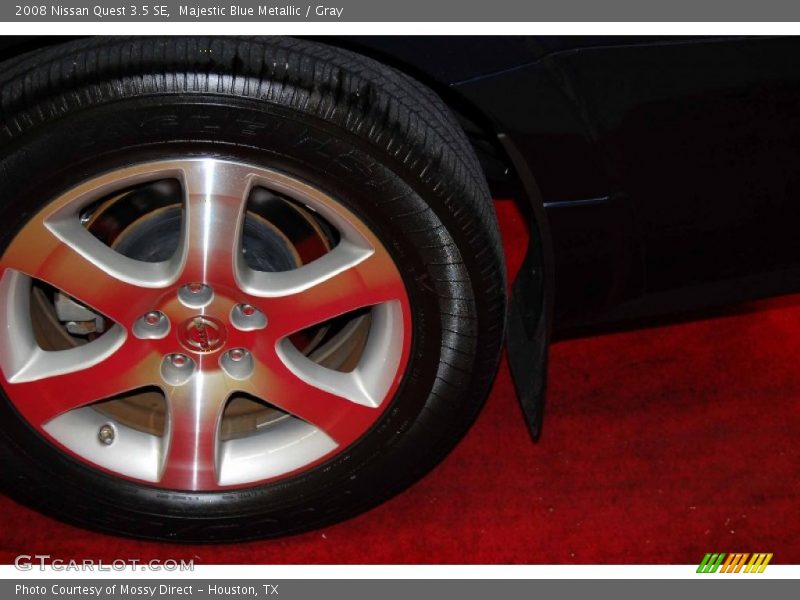 Majestic Blue Metallic / Gray 2008 Nissan Quest 3.5 SE