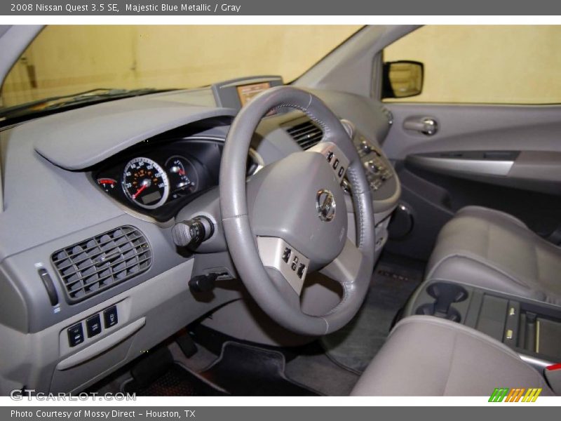 Majestic Blue Metallic / Gray 2008 Nissan Quest 3.5 SE