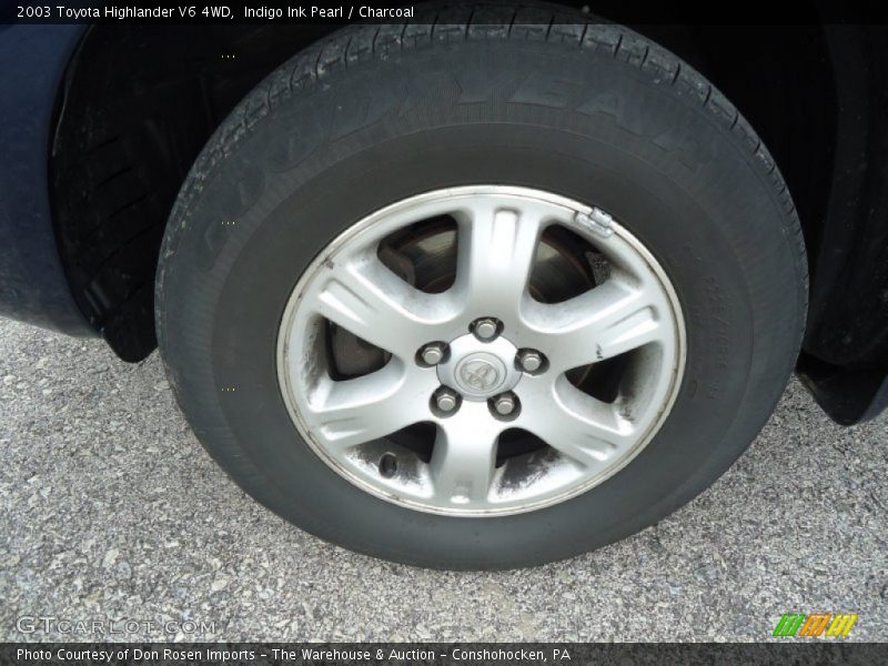 Indigo Ink Pearl / Charcoal 2003 Toyota Highlander V6 4WD
