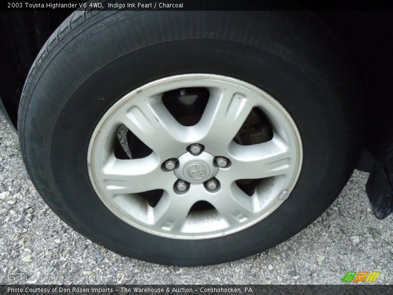 Indigo Ink Pearl / Charcoal 2003 Toyota Highlander V6 4WD