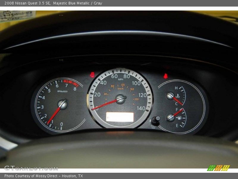 Majestic Blue Metallic / Gray 2008 Nissan Quest 3.5 SE