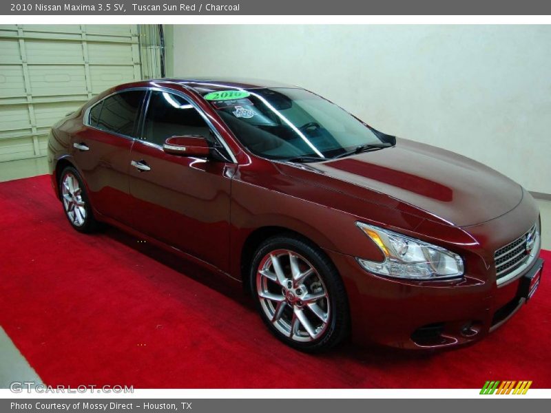 Tuscan Sun Red / Charcoal 2010 Nissan Maxima 3.5 SV
