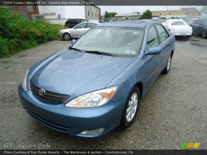 Catalina Blue Metallic / Taupe 2004 Toyota Camry XLE V6