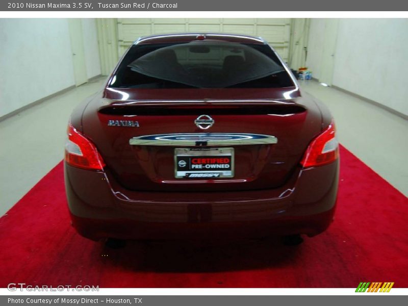 Tuscan Sun Red / Charcoal 2010 Nissan Maxima 3.5 SV