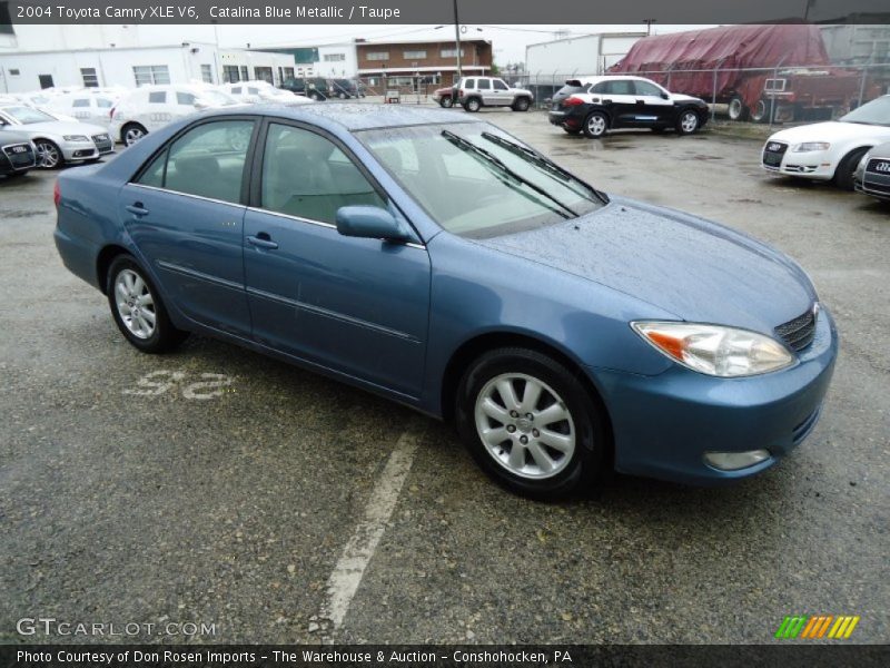 Catalina Blue Metallic / Taupe 2004 Toyota Camry XLE V6