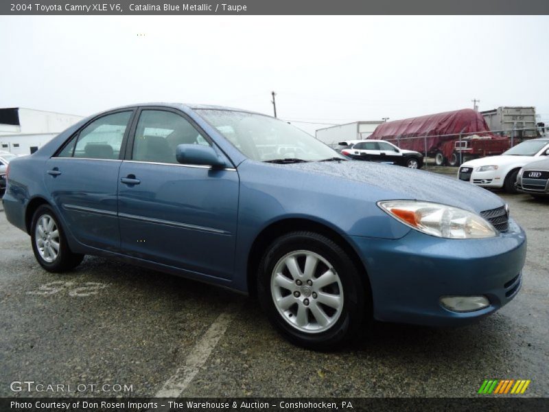 Catalina Blue Metallic / Taupe 2004 Toyota Camry XLE V6