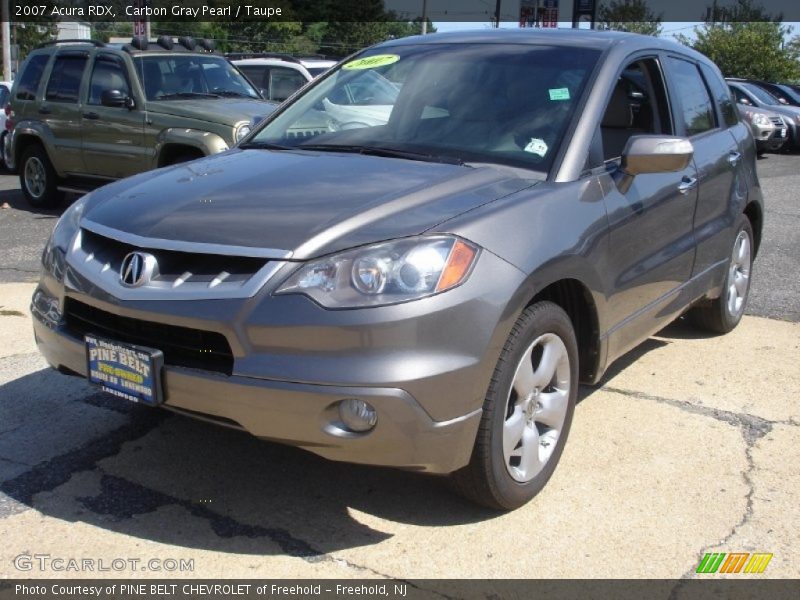 Carbon Gray Pearl / Taupe 2007 Acura RDX