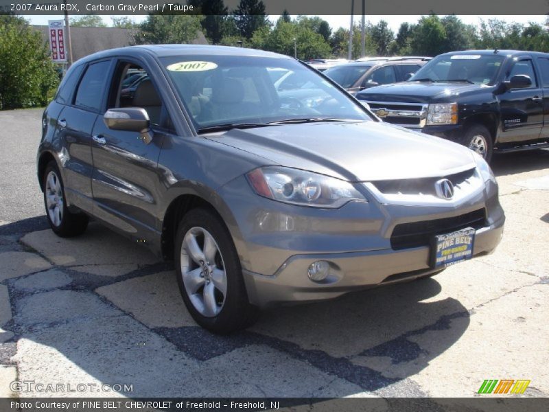 Carbon Gray Pearl / Taupe 2007 Acura RDX