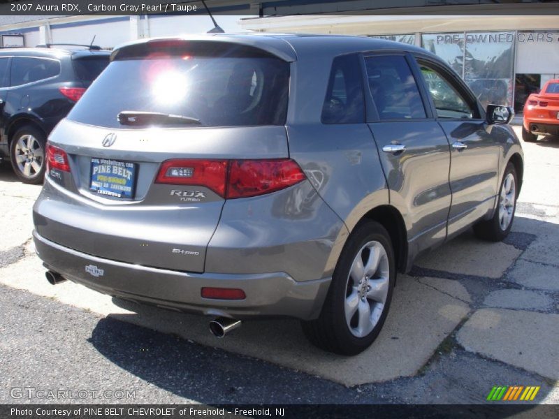 Carbon Gray Pearl / Taupe 2007 Acura RDX