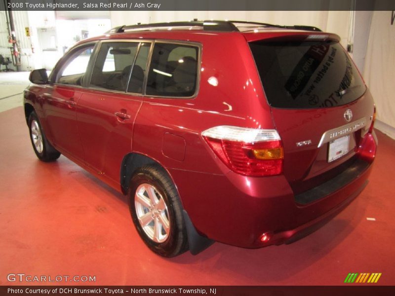 Salsa Red Pearl / Ash Gray 2008 Toyota Highlander