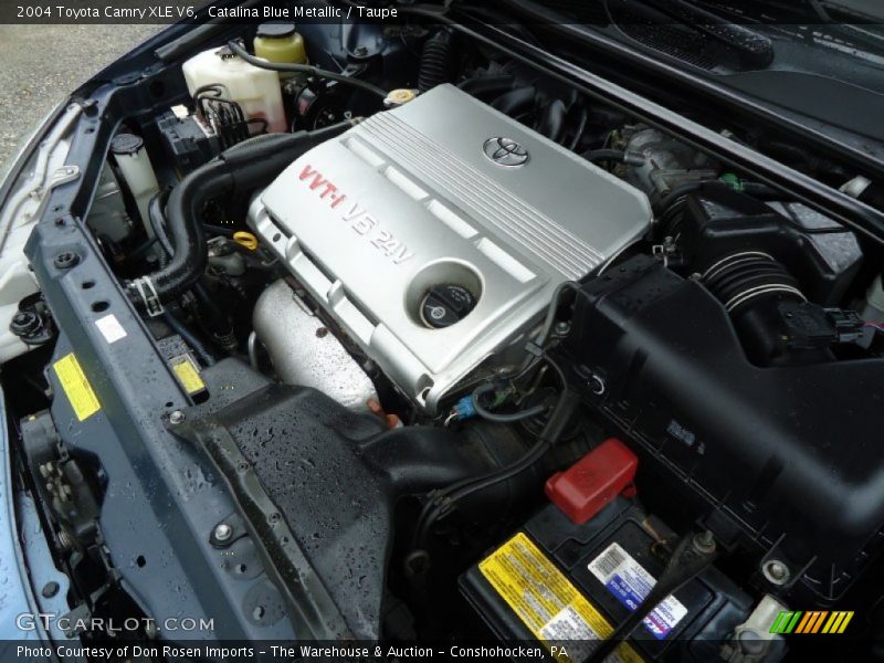 Catalina Blue Metallic / Taupe 2004 Toyota Camry XLE V6
