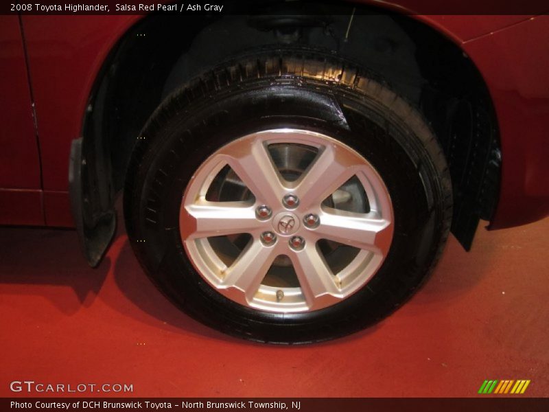 Salsa Red Pearl / Ash Gray 2008 Toyota Highlander