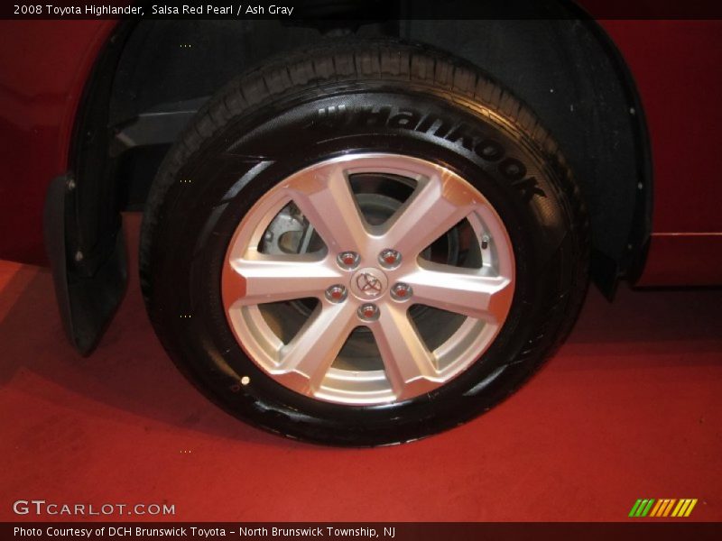 Salsa Red Pearl / Ash Gray 2008 Toyota Highlander
