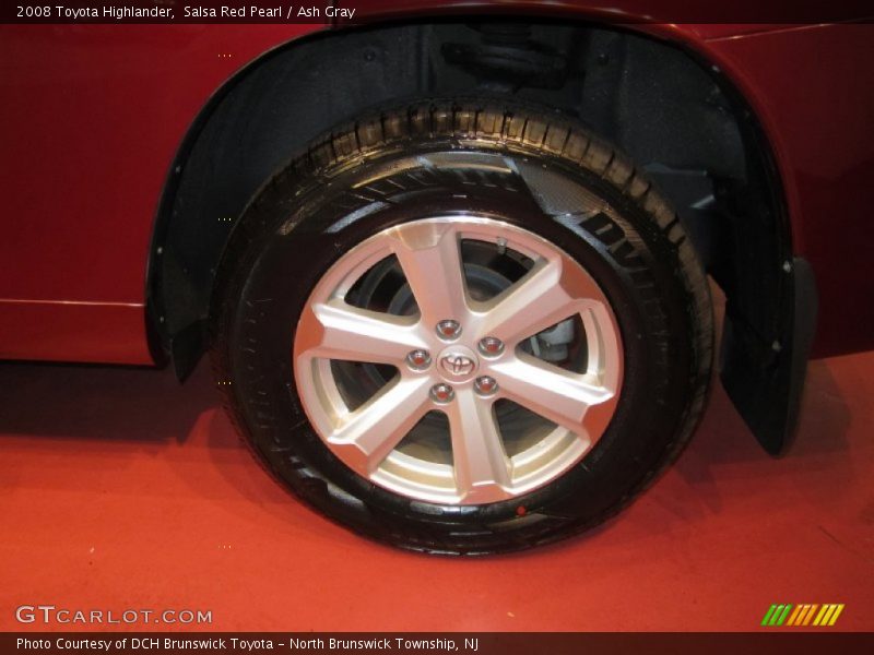 Salsa Red Pearl / Ash Gray 2008 Toyota Highlander