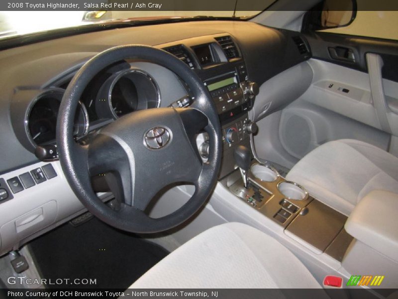 Salsa Red Pearl / Ash Gray 2008 Toyota Highlander