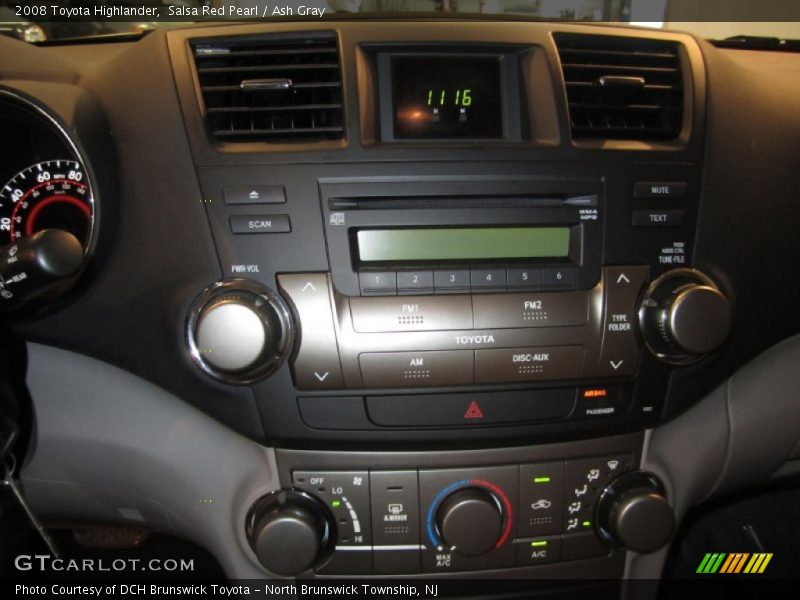 Salsa Red Pearl / Ash Gray 2008 Toyota Highlander