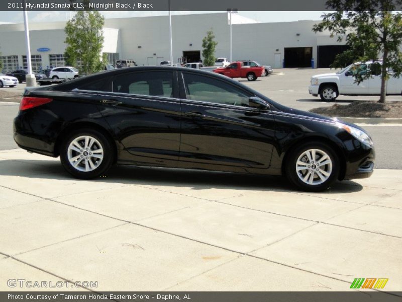 Midnight Black / Black 2011 Hyundai Sonata GLS