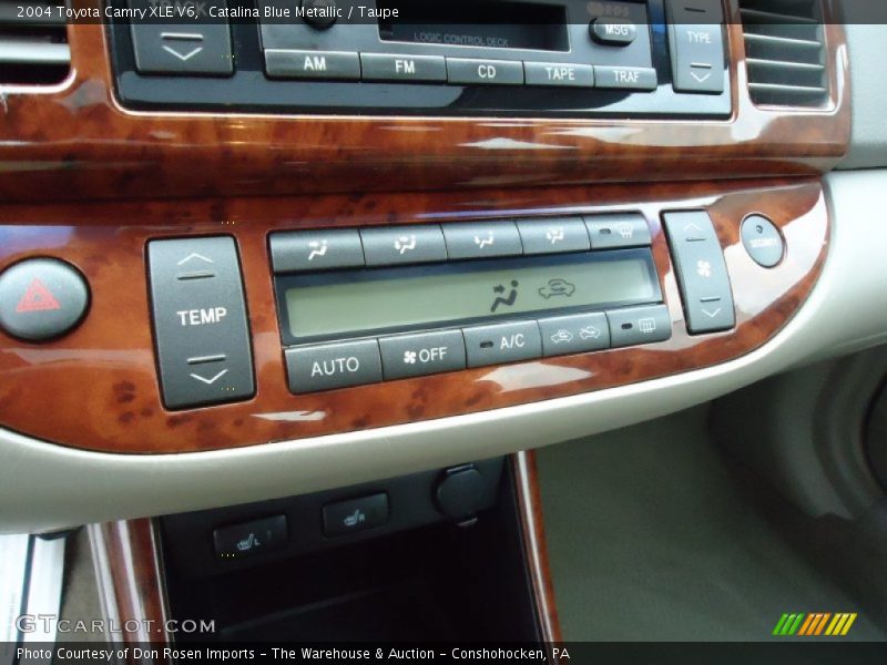 Controls of 2004 Camry XLE V6