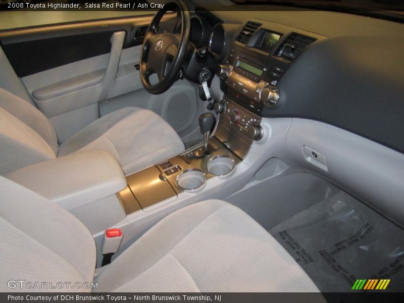 Salsa Red Pearl / Ash Gray 2008 Toyota Highlander