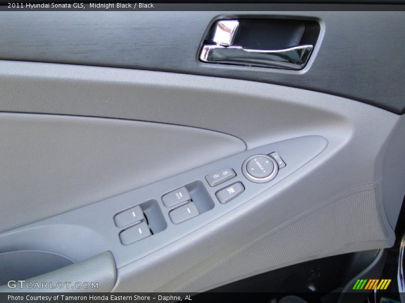 Midnight Black / Black 2011 Hyundai Sonata GLS