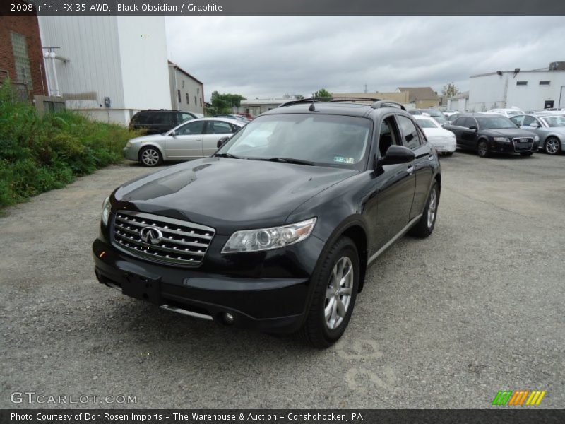 Black Obsidian / Graphite 2008 Infiniti FX 35 AWD