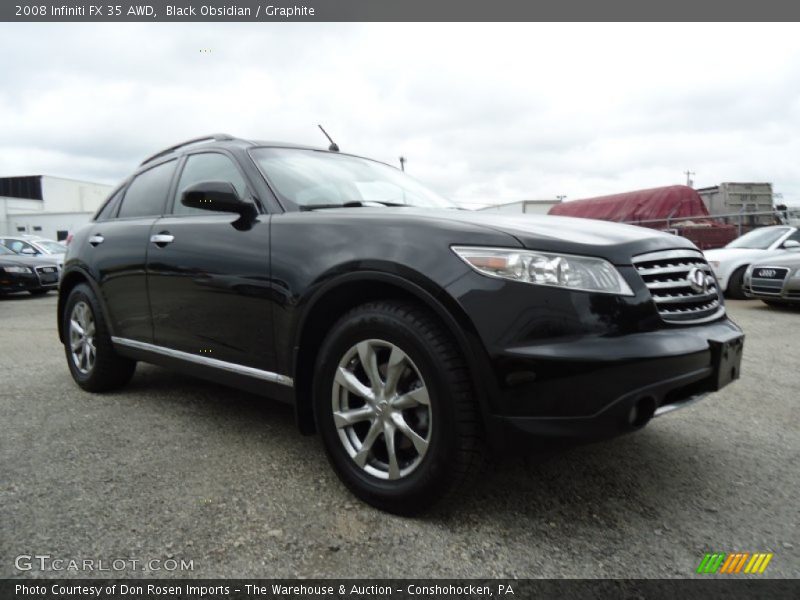 Black Obsidian / Graphite 2008 Infiniti FX 35 AWD