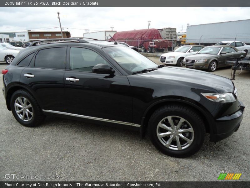 Black Obsidian / Graphite 2008 Infiniti FX 35 AWD