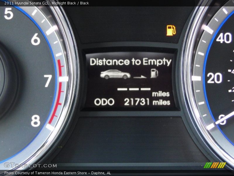 Midnight Black / Black 2011 Hyundai Sonata GLS