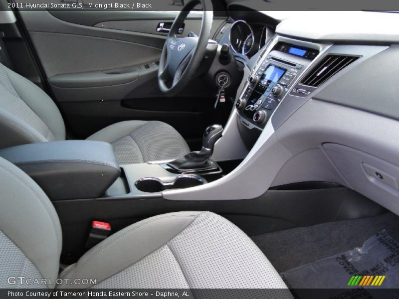 Midnight Black / Black 2011 Hyundai Sonata GLS