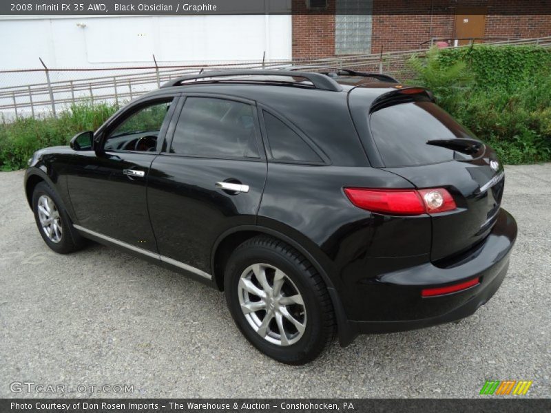 Black Obsidian / Graphite 2008 Infiniti FX 35 AWD